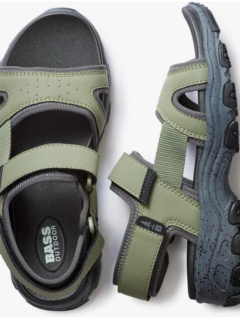 NWT Woman’s BASS Outdoor Olive Green Trail Sport Sandals